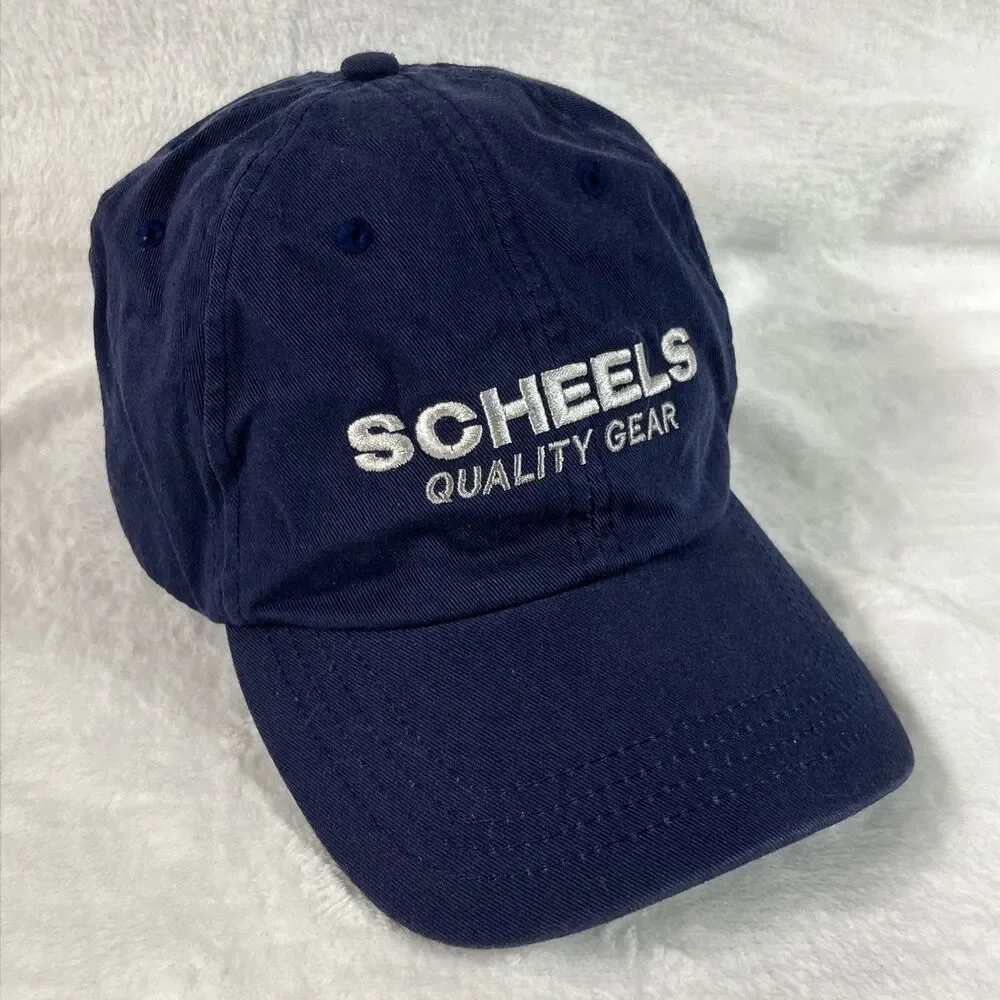 Scheels Blue Mens Hat Adjustable Ball Cap Baseball Sporting Goods